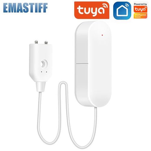Tuya Wifi Water Leakage Sensor Alarm Leak Sound Alarm Smart Life App Flood Overflow Security Protection