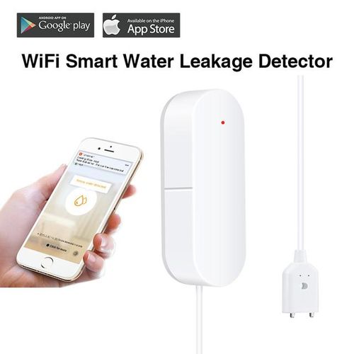 Tuya Wifi Water Leakage Sensor Alarm Leak Sound Alarm Smart Life App Flood Overflow Security Protection