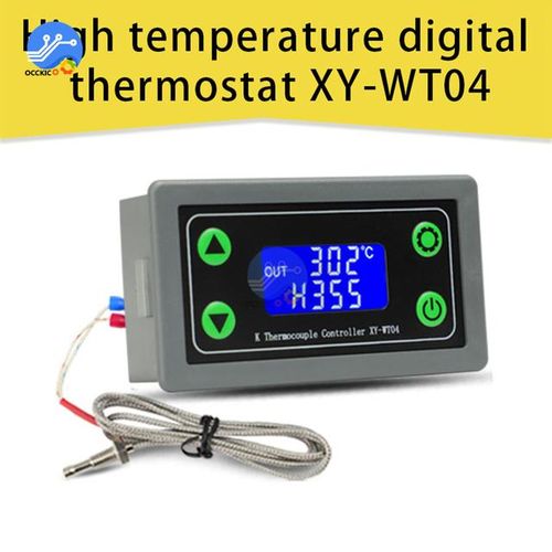 Wifi Remote High Temperature Digital Thermostat K-Type Thermocouple High Temperature Controller -99~ Degrees Xy-Wt04