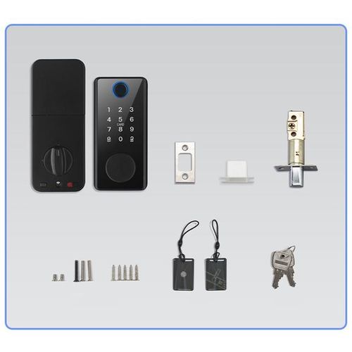 Tuya App Smart Deadbolt Locks Entry Front Door Keyless Fingerprint Keypad Digital Bluetooth-Compatible Lock For Home Apartment