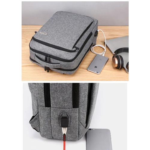 USB Port Business Backpacks Office Computer Laptop Backpack For All Computers (MacBook, Hp, Dell)