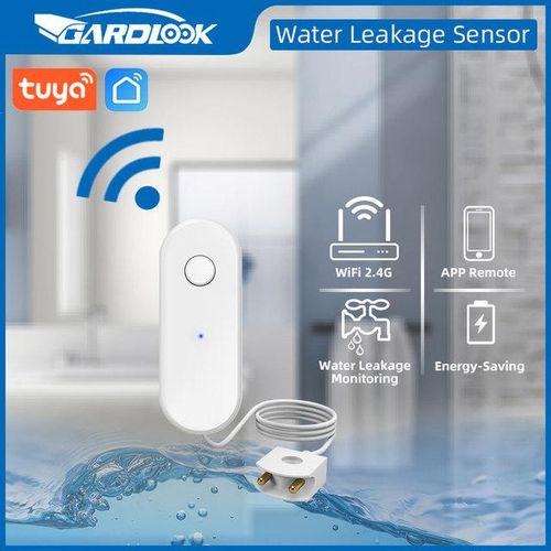 Wireless Wifi Water Leakage Gardlook Smart Security System Overflow Protection Independent Leakage Sensor Sound Alarm