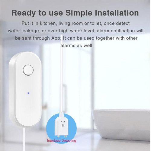 Wireless Wifi Water Leakage Gardlook Smart Security System Overflow Protection Independent Leakage Sensor Sound Alarm