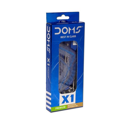 Doms X1 Premium Geometry Box / Mathematical Set  (Blue)