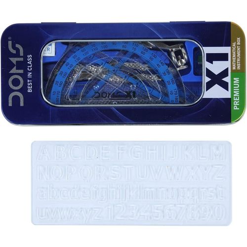 Doms X1 Premium Geometry Box / Mathematical Set  (Blue)