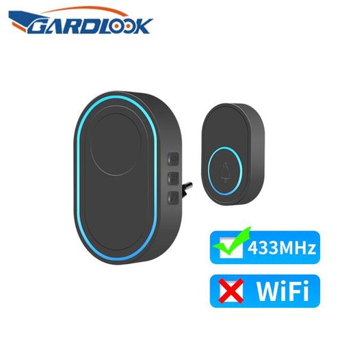 Wireless 433mhz Doorbell Gardlook Intelligent Welcome Home Alarm System Eu Plug Smart Door Bell