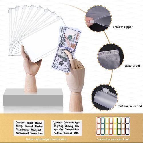 A6 Marble Print Diary Set,budget Binder,cash Envelope Holder