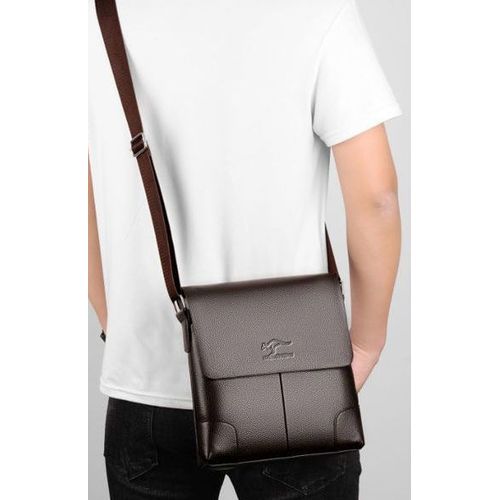 5 In1 Men's Briefcase Large Capacity Messenger Bag Business Bag - Brown
