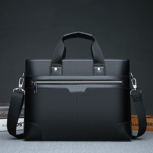 Men's Business Briefcase,Diagonal Handbag,Shoulder Bag,Computer Bag,Hangbag - Black