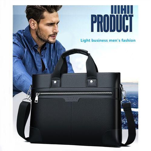 Men's Business Briefcase,Diagonal Handbag,Shoulder Bag,Computer Bag,Hangbag - Black