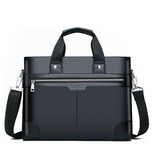 Men's Business Briefcase,Diagonal Handbag,Shoulder Bag,Computer Bag,Hangbag - Black