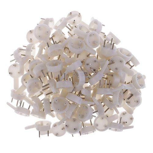 50x Picture Photo Frame Mirror Hooks Seamless Nail For Hard Wall