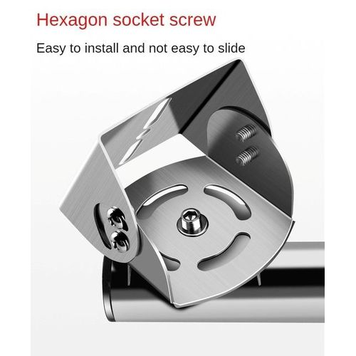 Stainless Steel Wall Rod Bracket Cctv Camera Mounting Vertical Pole Bracket Duckbill Degree Adjustable