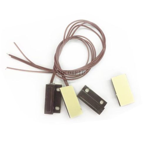 Mc-38 Wired Door Window Sensor Magnetic Switch Normally Closed For Security Alarm System