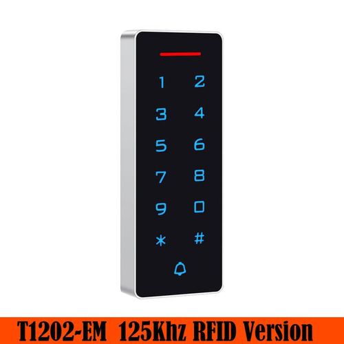Narrow Access Control Keypad Outdoor Access Controller Touch Door Opener System Electronic Em4100 125khz 13.56mhz Mf