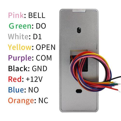Narrow Access Control Keypad Outdoor Access Controller Touch Door Opener System Electronic Em4100 125khz 13.56mhz Mf