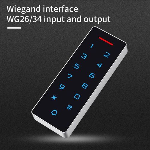 Narrow Access Control Keypad Outdoor Access Controller Touch Door Opener System Electronic Em4100 125khz 13.56mhz Mf