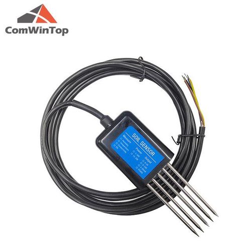 Measure Soil Moisture Temperature Humidity Ec Ph 4-20ma 0-5v Rs485 Modbus Soil Sensor