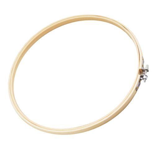 Round Bamboo Embroidery With Metal Adjustment Screw 5