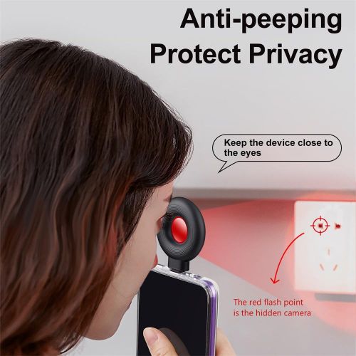 FORIOT Portable Anti-peeping Detector Anti Hotel Hidden Camera Candid USB Small Alarm