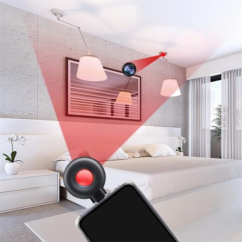 FORIOT Portable Anti-peeping Detector Anti Hotel Hidden Camera Candid USB Small Alarm