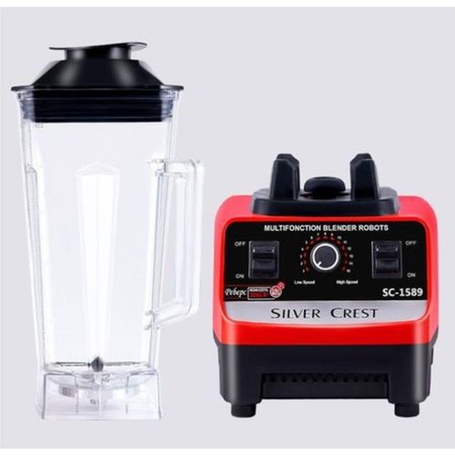 silver crest 2L 4500W Multipurpose Commercial Blender Smoothie Food Processor Mixer Juicer Ice Crush Coffee Grinder - Colour May Vary
