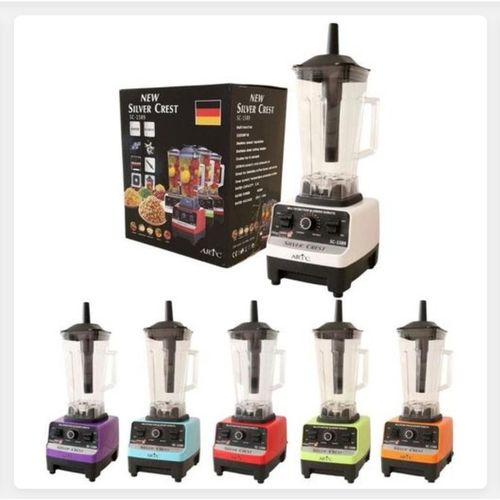 silver crest 2L 4500W Multipurpose Commercial Blender Smoothie Food Processor Mixer Juicer Ice Crush Coffee Grinder - Colour May Vary