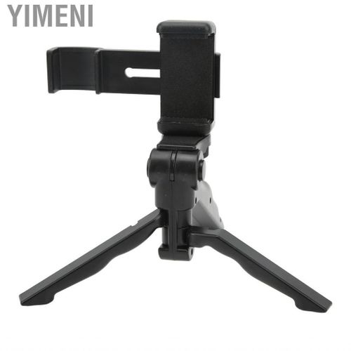 Yimeni Foldable Mini Tripod Stand With Phone Clamp Handheld 14 Thread Tabletop