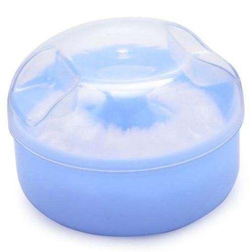 Baby Soft Face Body Cosmetic Powder Puff Box Case Container