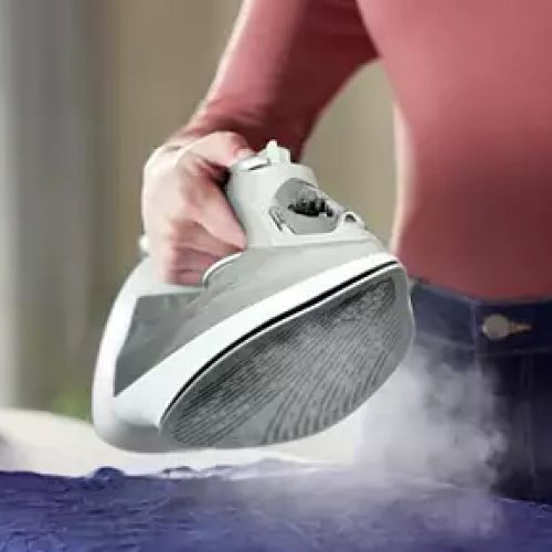 Philips 2 in 1 Steam & Flat Iron Soleplate-Multicolor