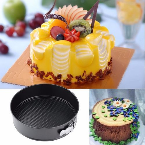 3 Pieces Non Stick Baking Pans With Multiple Shapes-Black