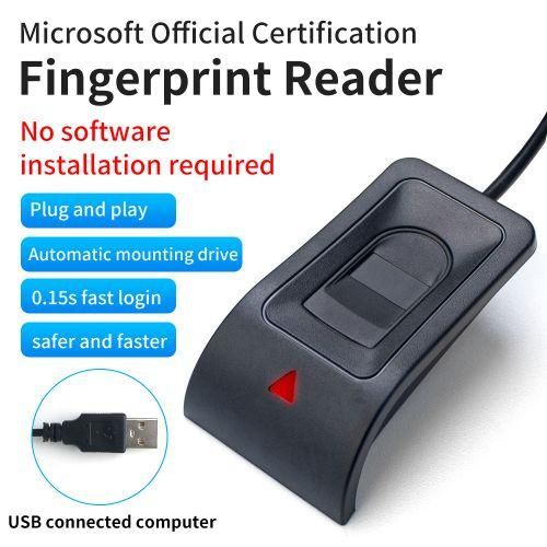 USB Fingerprint Reader Desktop Biometric Scanner Password