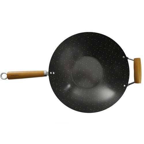 Non-Sticky Deep Frying Pan - Black