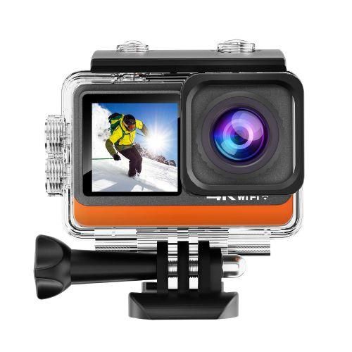 Action Camera 4K Ultra HD 24MP Waterproof Antishaking With