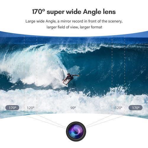 Action Camera 4K Ultra HD 24MP Waterproof Antishaking With