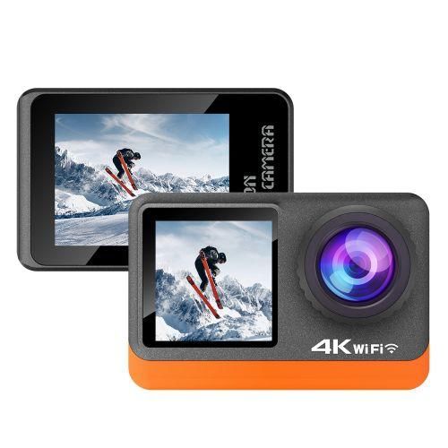 Action Camera 4K Ultra HD 24MP Waterproof Antishaking With