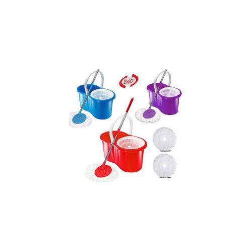 Other 360 Spin Magic Mop with Bucket -Blue,Red