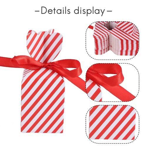 915 Generation 50 Pcs Candy Box with 50 Rope,Dessert Paper Bag,Wedding Gift
