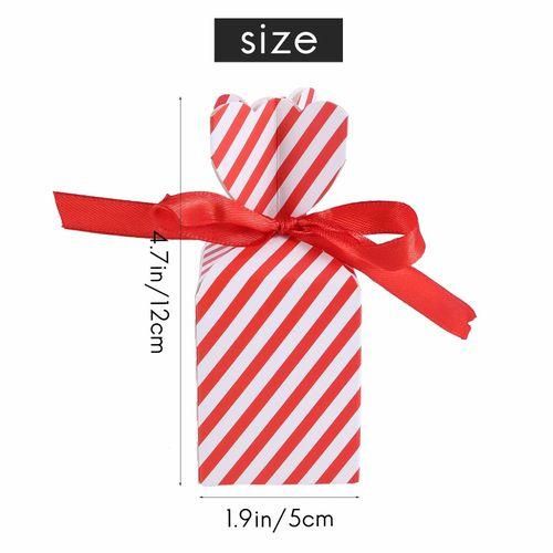 915 Generation 50 Pcs Candy Box with 50 Rope,Dessert Paper Bag,Wedding Gift