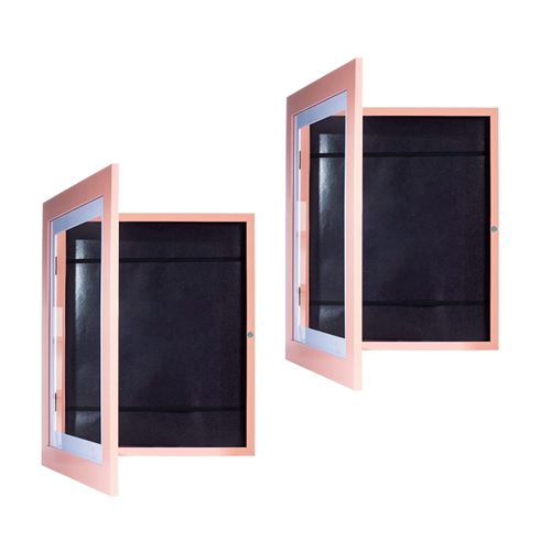 2x Wooden Photo Frame Front Open Artwork Picture Frame For Pink