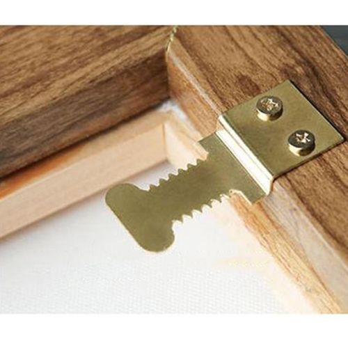 100 Pieces Metal Wall Hanging Picture Photo Sawtooth Hooks