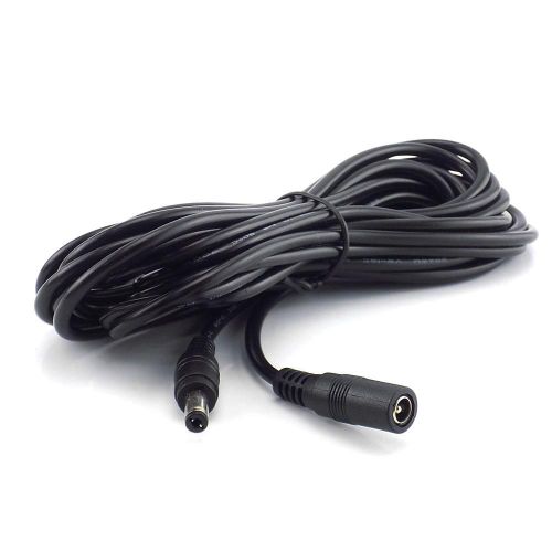12V DC Power Supply Cable Extension Cord Female to Male Plug 5.5mmx2.1mm Adapter For CCTV Camera LED Light Strip