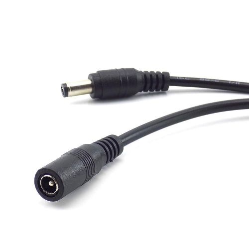12V DC Power Supply Cable Extension Cord Female to Male Plug 5.5mmx2.1mm Adapter For CCTV Camera LED Light Strip