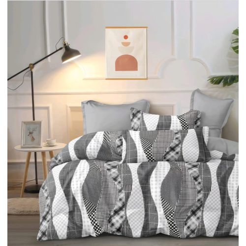 6*6 Duvet Set With 1 Bedsheet 2 Pillowcases-Maroon