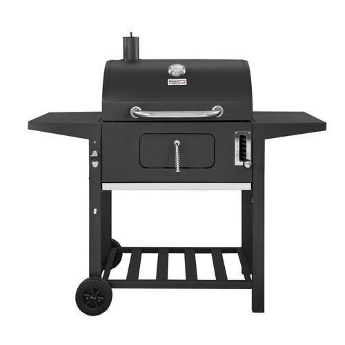 Charcoal Grill, BBQ Smoker Picnic Camping Patio Backyard Cooking- Black