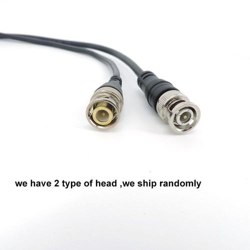 0.5M 1m 2m 3meter BNC Male to Male female Adapter dual head Cable video Connector extension Pigtail Wire For tv CCTV Camera a1