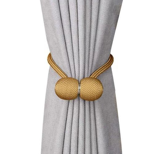 A Pair Of Curtain Holders - Gold