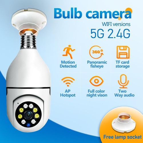 CCTV IP Camera 1080HD 3MP bulb camera wifi ptz cctv camera wireless wifi IP camera auto tracking with cloud camera bidirectional speech Surveillance Camera 360 Degree Home Security