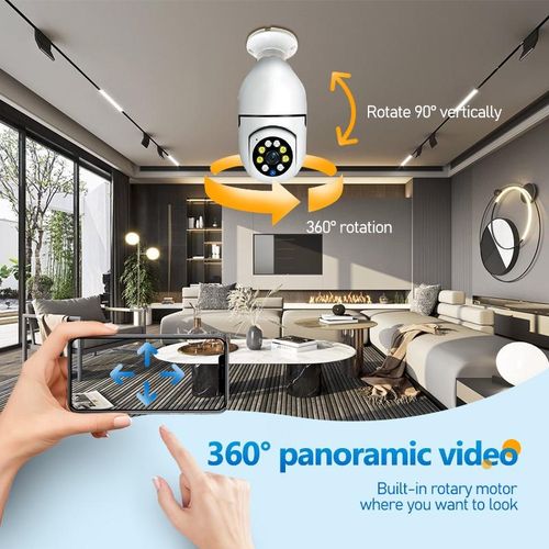 CCTV IP Camera 1080HD 3MP bulb camera wifi ptz cctv camera wireless wifi IP camera auto tracking with cloud camera bidirectional speech Surveillance Camera 360 Degree Home Security