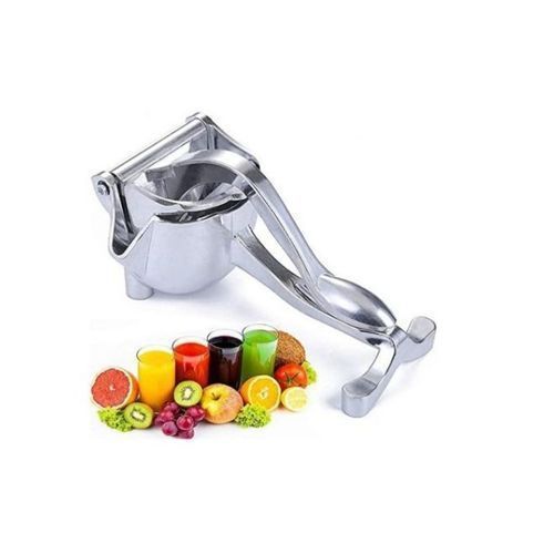 Orange Manual Stainless Steel  Juicer-Silver